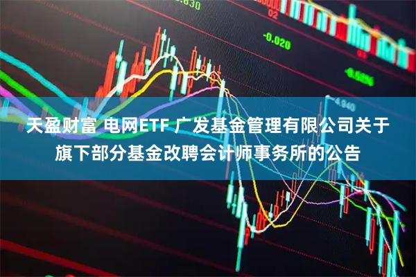 天盈财富 电网ETF 广发基金管理有限公司关于旗下部分基金改聘会计师事务所的公告