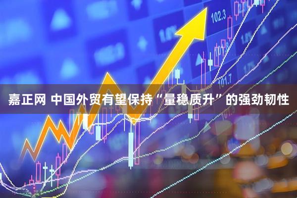 嘉正网 中国外贸有望保持“量稳质升”的强劲韧性